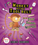 book cover for Monkey with a Tool Belt and the Silly School Mystery