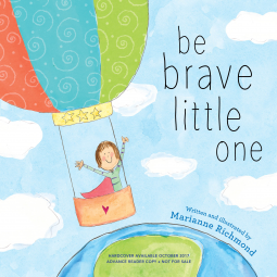 book cover for Be Brave Little One