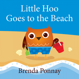 book cover for Little Hoo Goes to the Beach