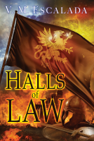 book cover for Halls of Law