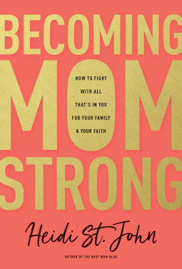 book cover for Becoming MomStrong