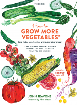 book cover for How to Grow More Vegetables, Ninth Edition