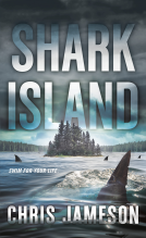 book cover for Shark Island