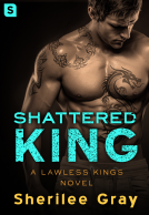 book cover for Shattered King