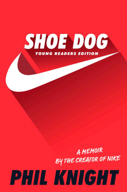 book cover for Shoe Dog