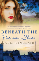 book cover for Beneath the Parisian Skies