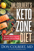 book cover for Dr. Colbert's Keto Zone Diet
