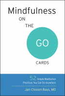 book cover for Mindfulness on the Go Cards