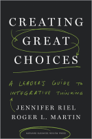 book cover for Creating Great Choices