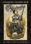 book cover for Lady Mechanika Steampunk Coloring Book V.1