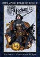 book cover for Lady Mechanika Steampunk Coloring Book V.2