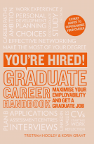 book cover for You're Hired! Graduate Career Handbook