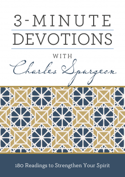 book cover for 3-Minute Devotions with Charles Spurgeon