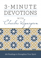 book cover for 3-Minute Devotions with Charles Spurgeon