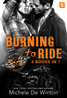 book cover for Burning to Ride