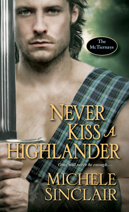 book cover for Never Kiss a Highlander