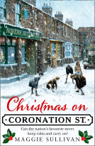book cover for Christmas on Coronation Street