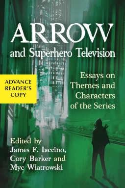 book cover for Arrow and Superhero Television