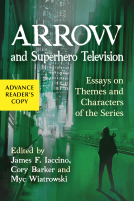 book cover for Arrow and Superhero Television