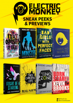 book cover for Electric Monkey Sneak Peeks and Previews