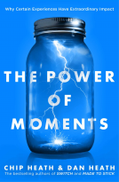 book cover for The Power of Moments