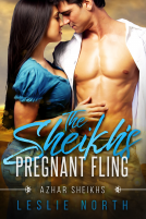 book cover for The Sheikh's Pregnant Fling