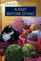 book cover for A Knit before Dying