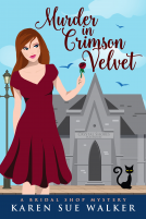 book cover for Murder in Crimson Velvet