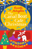 book cover for The Canal Boat Café Christmas