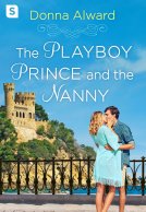 book cover for The Playboy Prince and the Nanny