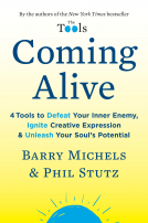 book cover for Coming Alive