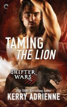 book cover for Taming the Lion