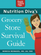 book cover for Nutrition Diva’s Grocery Store Survival Guide
