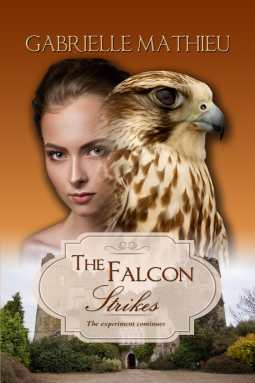 book cover for The Falcon Strikes
