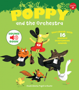 book cover for Poppy and the Orchestra