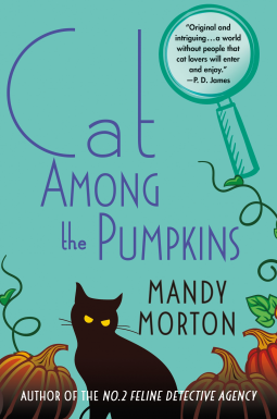 book cover for Cat Among the Pumpkins