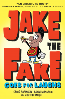 book cover for Jake the Fake Goes for Laughs