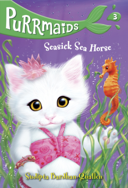 book cover for Purrmaids #3: Seasick Sea Horse