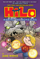 book cover for Hilo Book 4: Waking the Monsters