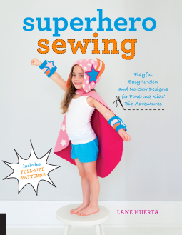 book cover for Superhero Sewing