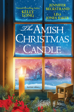 book cover for The Amish Christmas Candle