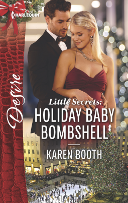 book cover for Little Secrets: Holiday Baby Bombshell