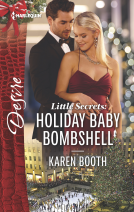 book cover for Little Secrets: Holiday Baby Bombshell
