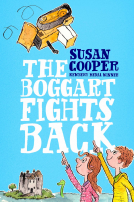 book cover for The Boggart Fights Back