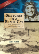 book cover for Sketches of a Black Cat - Story of a night flying WWII pilot and artist