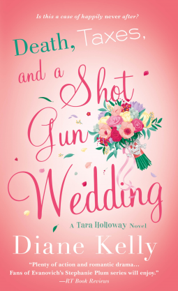 book cover for Death, Taxes, and a Shotgun Wedding