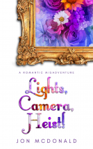 book cover for Lights, Camera, Heist!