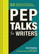 book cover for Pep Talks for Writers