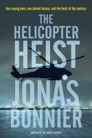book cover for The Helicopter Heist