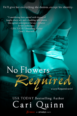 book cover for No Flowers Required